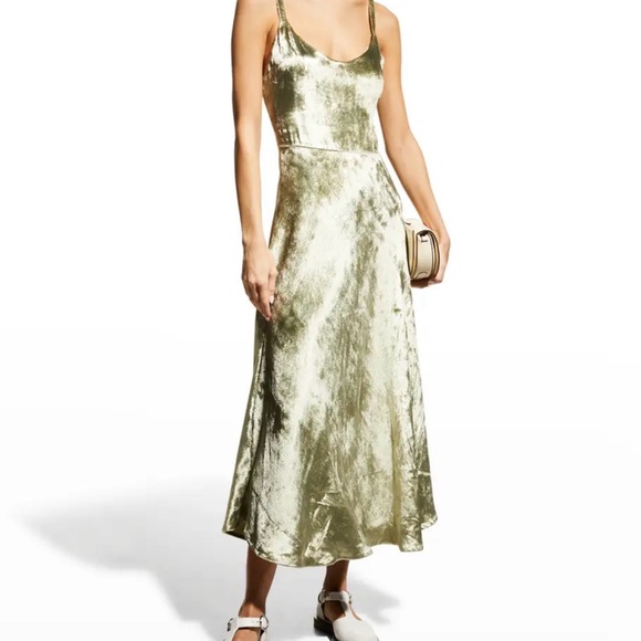 Vince Dresses & Skirts - Vince Metallic Midi Dress